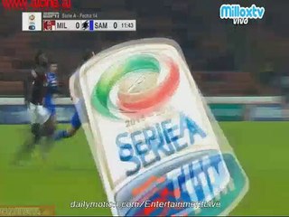 M'Baye Niang GETS INJURED MILAN 0-0 SAMPDORIA SERIE A