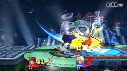 Roy VS Shulk 2 - Super Smash Bros 4