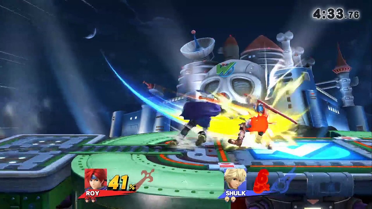 Roy VS Shulk 2 - Super Smash Bros 4