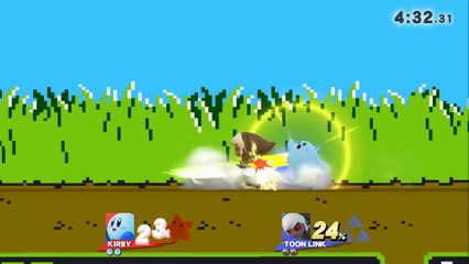 Kirby VS Toon Link - Super Smash Bros 4