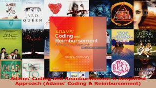 Read  Adams Coding and Reimbursement A Simplified Approach Adams Coding  Reimbursement Ebook Free