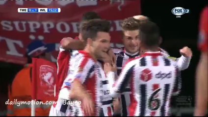 Andersen Goal - Twente 0-1 Willem II - 28-11-2015