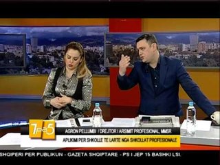 7pa5 - Aplikimi per shkolle te larte nga shkollat profesionale - 16 Mars 2015 - Show - Vizion Plus