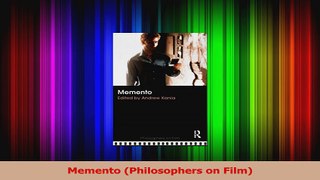 PDF Download  Memento Philosophers on Film Read Full Ebook