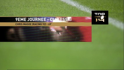 TOP 14 -  Racing 92 – Toulouse : 28-13 - ESSAI Chris MASOE (R92) - Saison 2015/2016