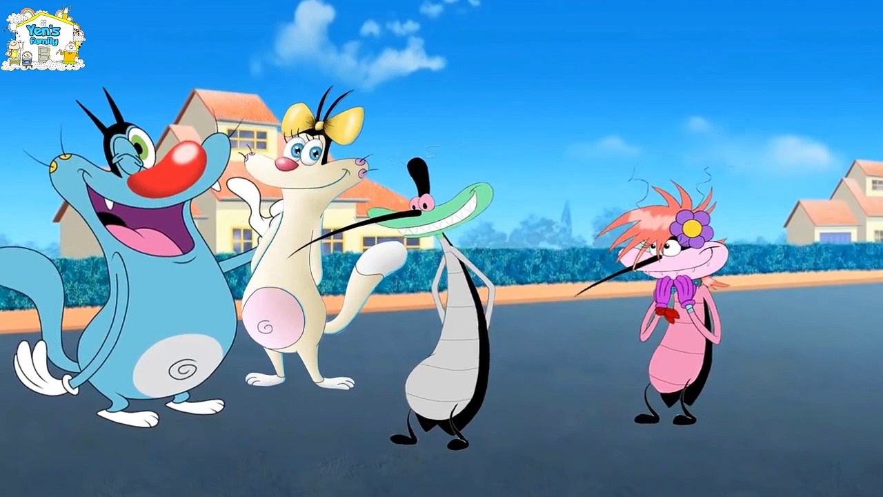 Finger Family Rhymes Oggy And The Cockroaches Cartoon+ Daddy Finger Family Nursery Rhymes