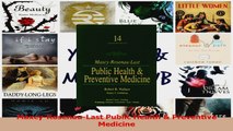 Read  MaxcyRosenauLast Public Health  Preventive Medicine Ebook Free