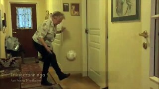 90 Year Old Great Grandma Is Better At Juggling A Soccer Ball Than You Are