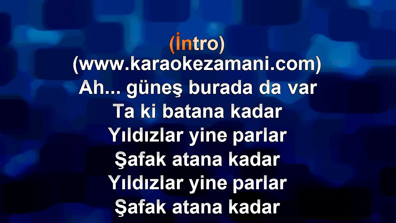 Şükriye Tutkun - Gücüm Yetene Kadar - 2005 TÜRKÇE KARAOKE