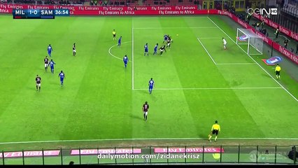 M'Baye Niang 2-0Penalty-Kick HD   AC Milan v. Sampdoria 28.11.2015 HD