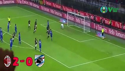 AC Milan vs Sampdoria 3-0 All Goalsi (Serie A) 28.11.2015