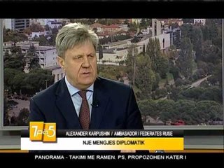 NUK KA EMBARGO RUSE PER SHQIPERINE, E DEKLARON AMBASADORI RUS KARPUSHIN LAJM