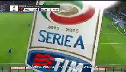 SAMPDORIA Fantastic CHANCE _ MILAN 3-0 SAMPDORIA SERIE A 28.11.2015 HD
