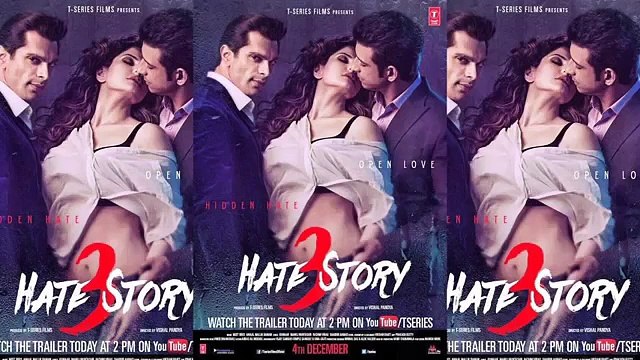 Hate Story 3 Trailer - Zarine Khan Karan Singh Grover Sharman Joshi Daisy Shah Review