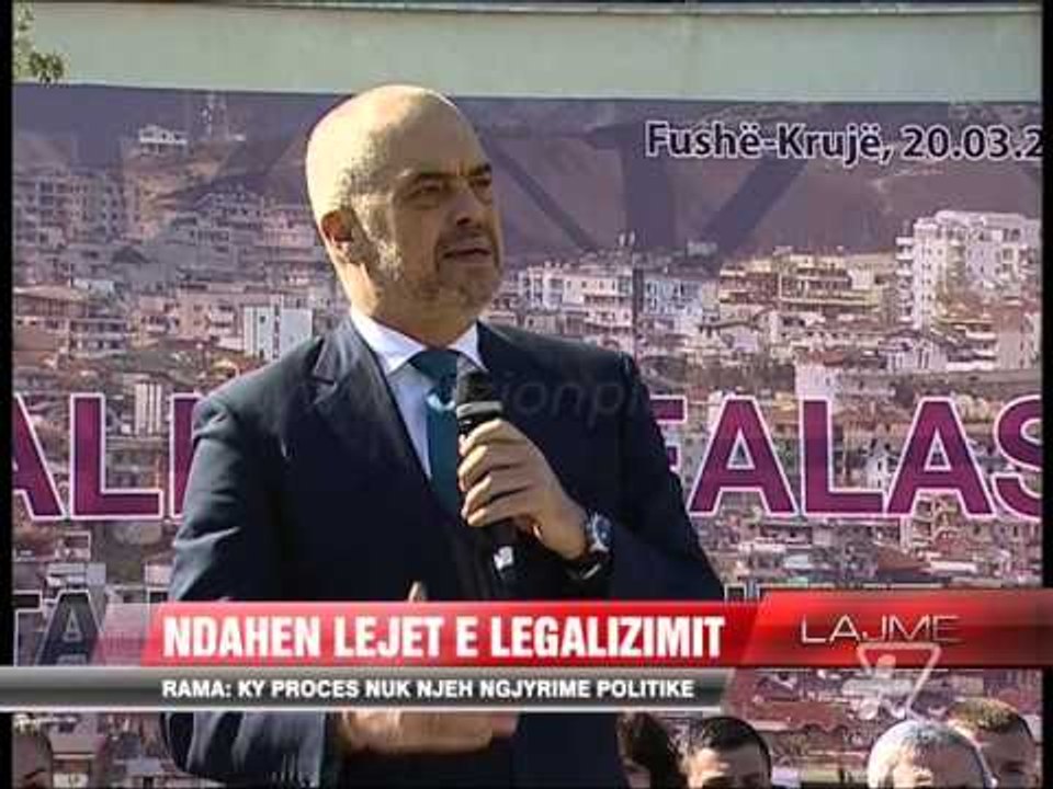 Rama ndan certifikatat e legalizimeve në Fushë Krujë - News, Lajme - Vizion Plus