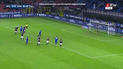 Eder 4_1 Penalty Kick _ AC Milan - Sampdoria 28.11.2015 HD