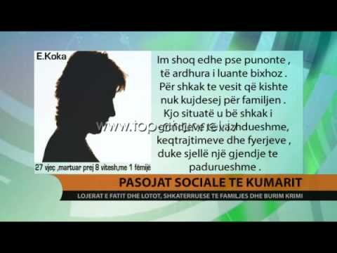 Pasojat sociale të kumarit - Top Channel Albania - News - Lajme