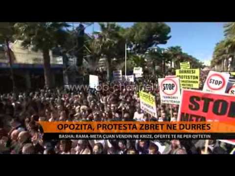 PD proteston në Durrës, Basha: Kemi gati ofertën e re - Top Channel Albania - News - Lajme