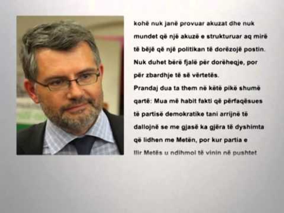 DEPUTETI GJERMAN NIETAN,“TE NDRYSHOJE KULTURA POLITIKE,META TE MOS DOREHIQET” LAJM