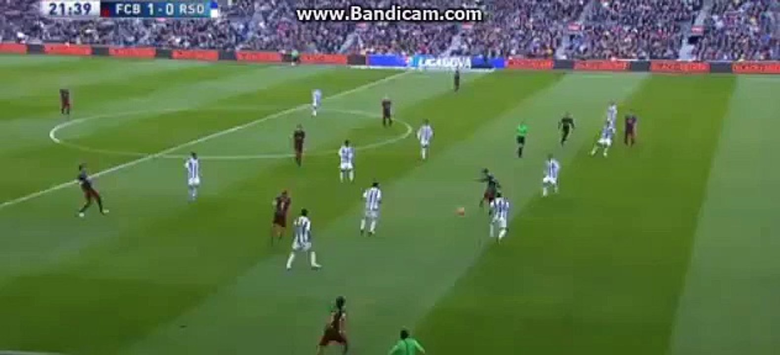 ‫هدف نيمار الاول ضد ريال سوسيداد - برشلونة 1-0 ريال سوسيداد (28-11-2015‬