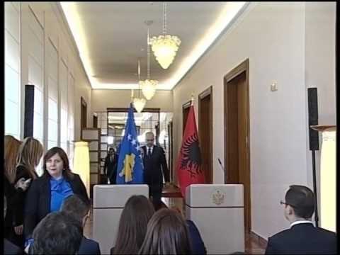 ZBARDHET AXHENDA E MBLEDHJES MES QEVERIVE SHQIPTARE E KOSOVARE NESER NE TIRANE LAJM