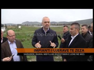 Rama inspekton investimet në Sarandë  - Top Channel Albania - News - Lajme