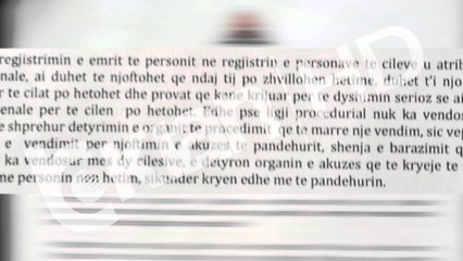 AVOKATI I DOSHIT LETER LLALES: JANE SHKELUR PROCEDURAT