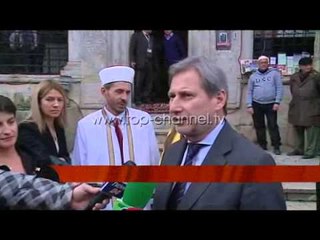 Komisioneri Hahn në Tiranë - Top Channel Albania - News - Lajme