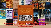 PDF Download  Carbonates in Continental Settings Geochemistry Diagenesis and Applications Developmen
