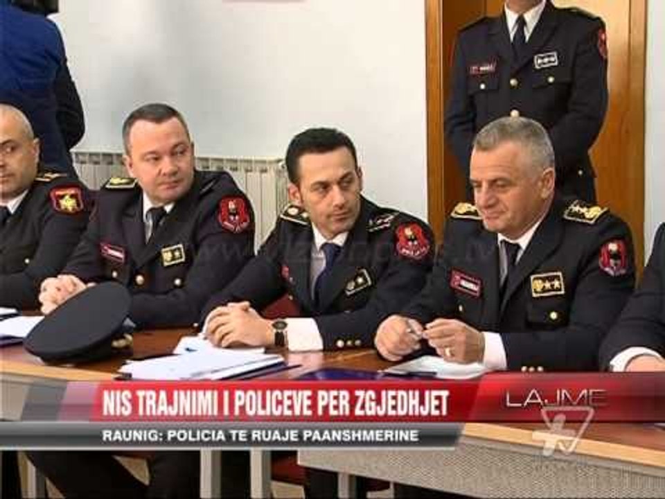 Nis trajnimi i policëve për zgjedhjet - News, Lajme - Vizion Plus