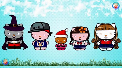 Finger Family Hello Kitty - Finger Family Song - Nursery Rhymes Kids Songs and Baby Songs