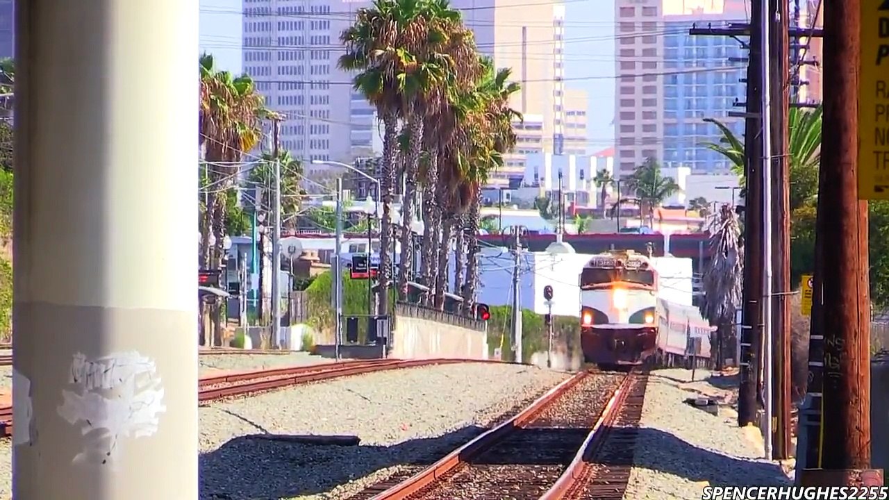 Amtrak Trains (Featuring P42DC #84) Downtown San Diego & Sorrento Valley, CA + 3 BONUS SHO