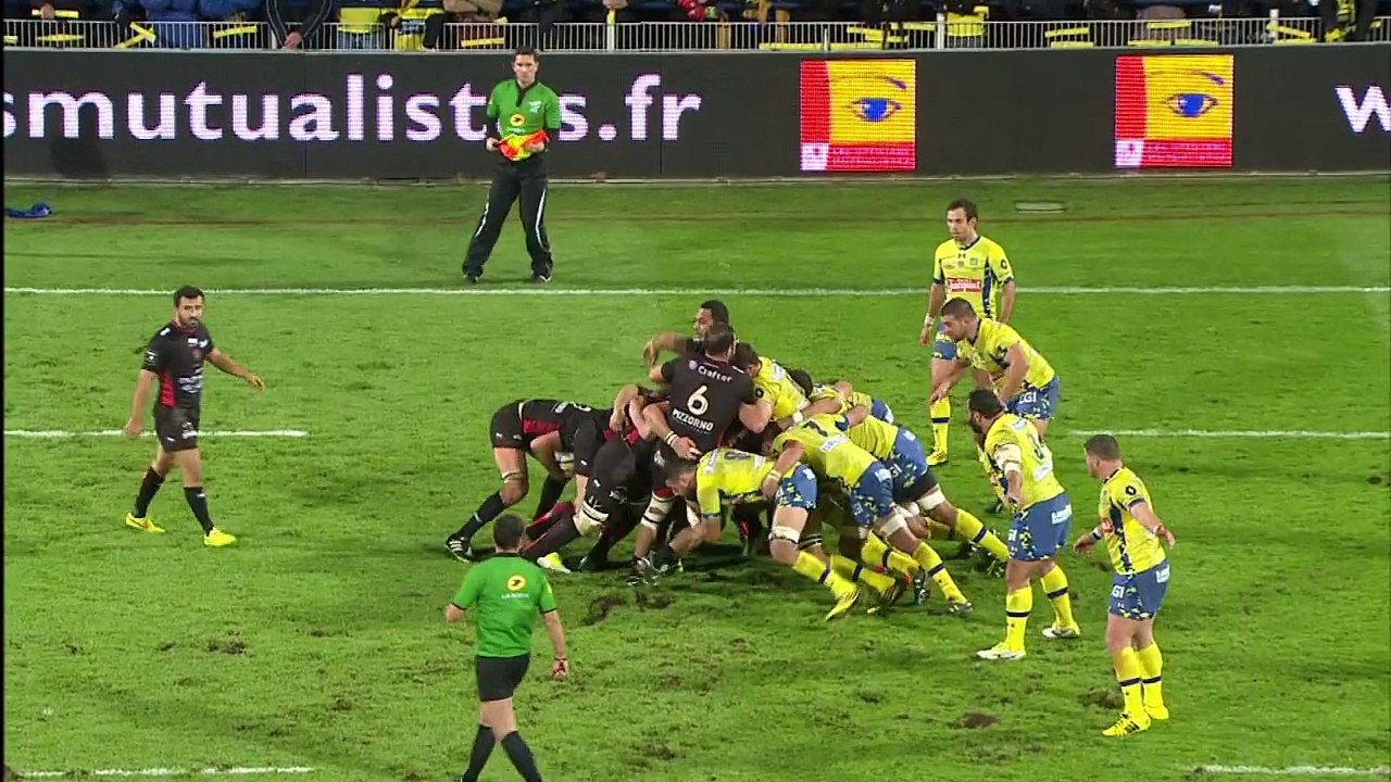 TOP 14 -  Clermont – Toulon : 9-35 - ESSAI Eric ESCANDE (RCT) - Saison 2015/2016
