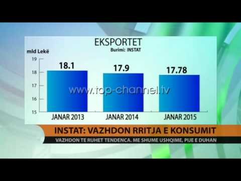 INSTAT: Vazhdon rritja e konsumit - Top Channel Albania - News - Lajme