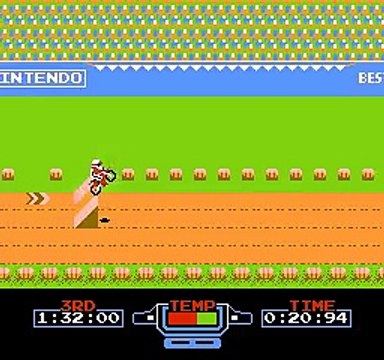 TOP 10 NINTENDO NES / FAMICOM | EXCITEBIKE (NINTENDO R&D1, SHIGERU MIYAMOTO, 1984)