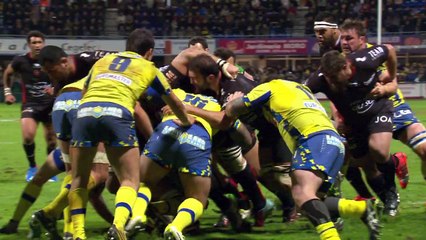 TOP 14 -  Clermont – Toulon : 9-35 - ESSAI Drew MITCHELL (RCT) - Saison 2015/2016