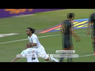 Gols - Brasileirão: São Paulo 3 x 2 Figueirense