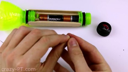 How to Make a Flashlight using Plastic Bottles