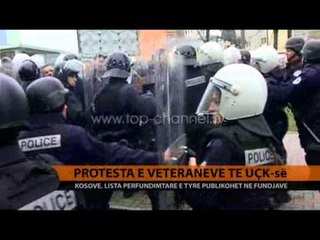 Protesta e veteranëve të UÇK-së - Top Channel Albania - News - Lajme