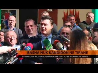Basha nuk kandidon në Tiranë - Top Channel Albania - News - Lajme