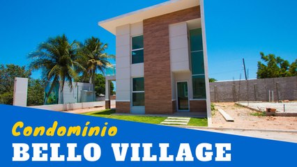 BELLO VILLAGE - CONDOMINIO FECHADO DE CASAS DUPLEX NO EUSEBIO CEARA-HD