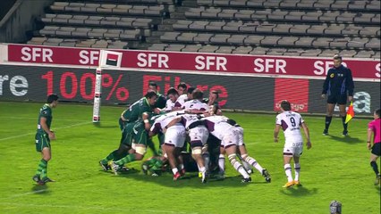 TOP 14 - Bordeaux-Bègles – Pau : 46-10 - ESSAI 1 Yann LESGOURGUES (UBB) - Saison 2015/2016