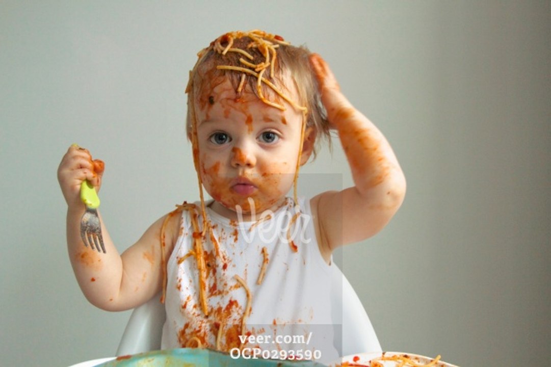 Funny Babies Eating Spaghetti Compilation 2015 , # 27