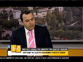 7pa5 - Ligji per organizimin e pushtetit vendor - 3 Prill 2015 - Show - Vizion Plus