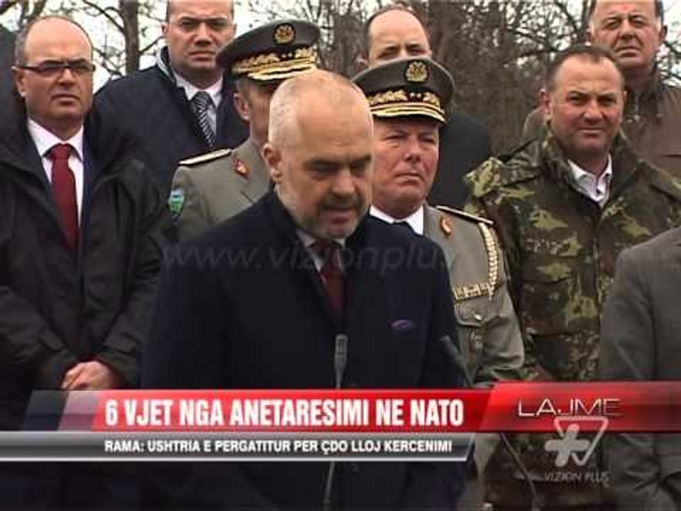 Rama në Zall Herr për përvjetorin e NATO-s - News, Lajme - Vizion Plus