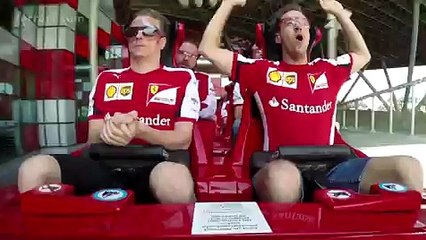 Desert lions at the Ferrari World Abu Dhabi