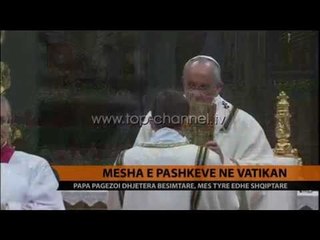 Vigjilja e Pashkëve, Papa Françesku pagëzoi dhjetë besimtarë - Top Channel Albania - News - Lajme
