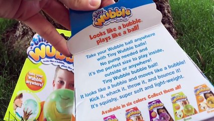Tiny Wubble Bubble Ball Review Does This Thing Really Works? DIY How to Inflate It Toy Vid