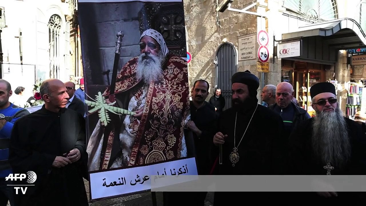 Egypt's Coptic pope in rare visit to Jerusalem