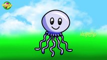 Jelly Fish Finger Family Rhymes | Kids World Cartoon Finger Family Rhymes |
